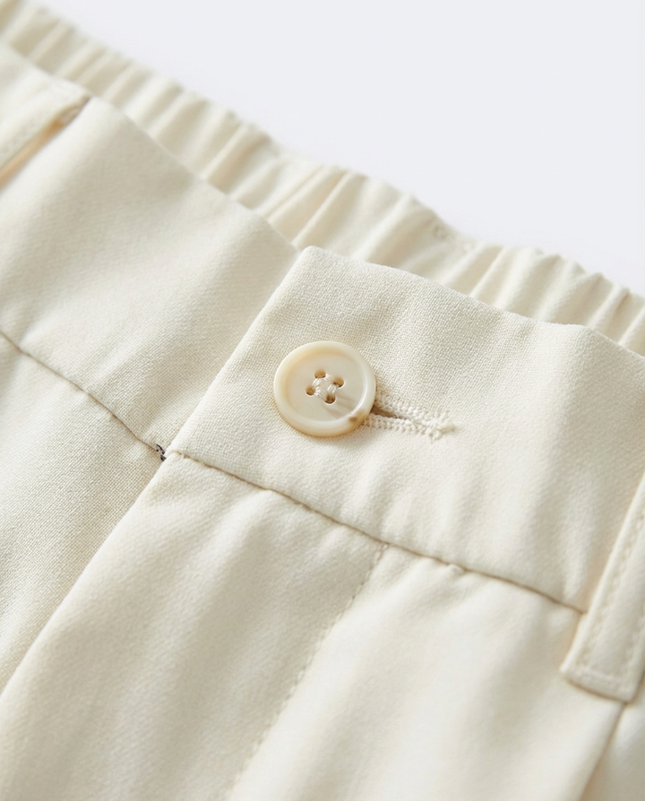 Pantalon élégant plissé pour homme | Coupe droite | Poches fonctionnelles | Idéal pour le travail et les occasions formelles 6