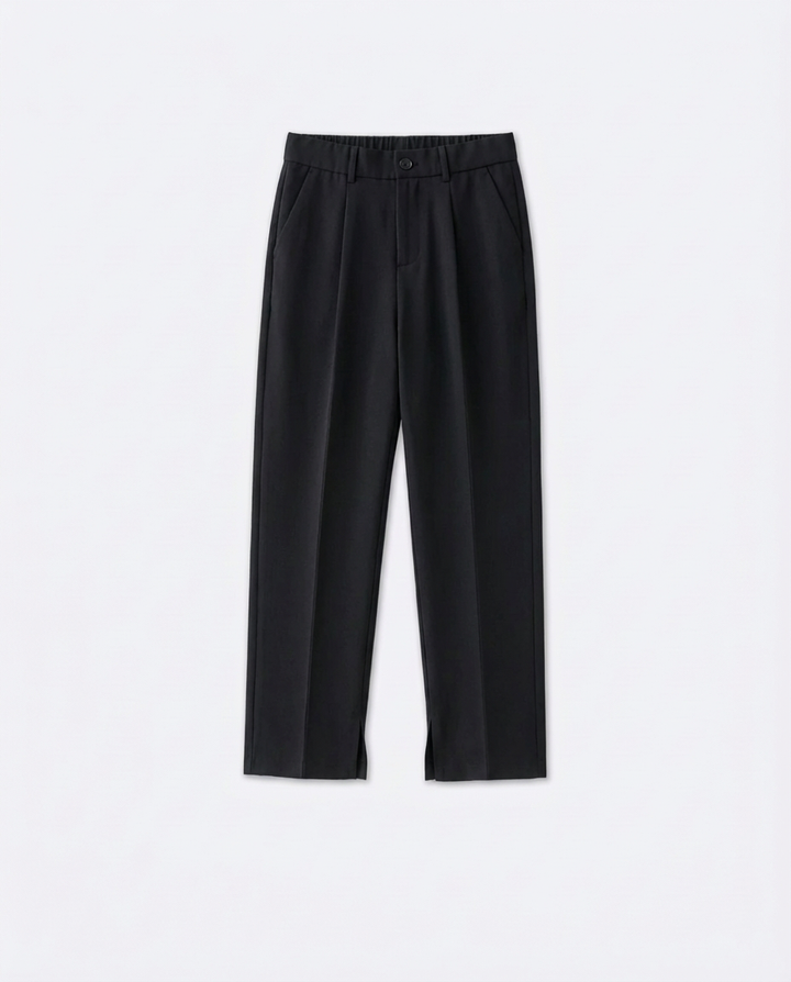 Pantalon élégant plissé pour homme | Coupe droite | Poches fonctionnelles | Idéal pour le travail et les occasions formelles 8