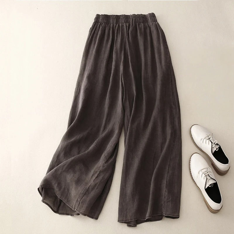 Pantalon en lin pour femme | Coupe classique pour tous les jours 3