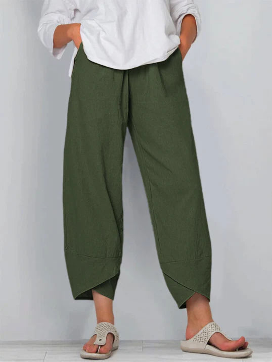 Pantalon femme | Coupe décontractée légèrement raccourcie 2