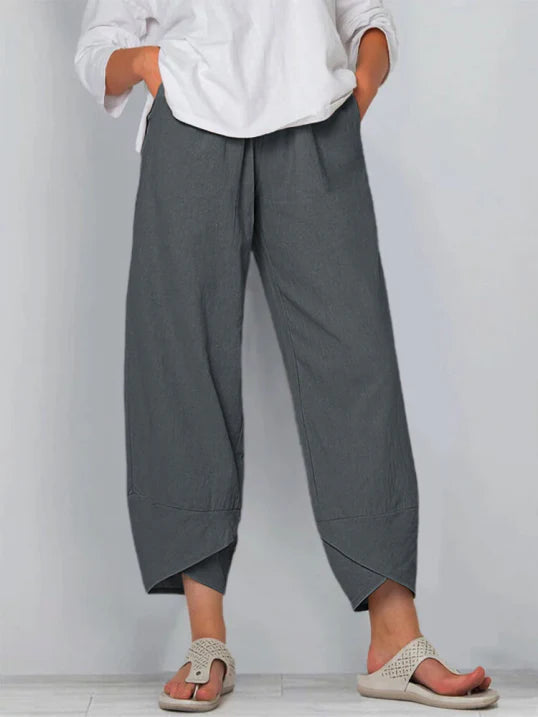 Pantalon femme | Coupe décontractée légèrement raccourcie 9