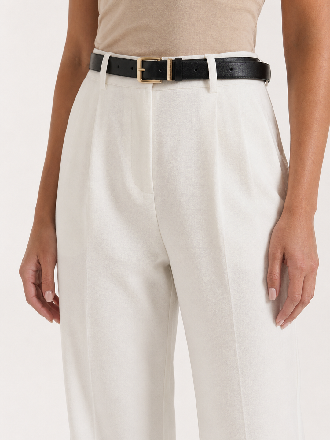 Pantalon femme | Jambes larges taille haute 0