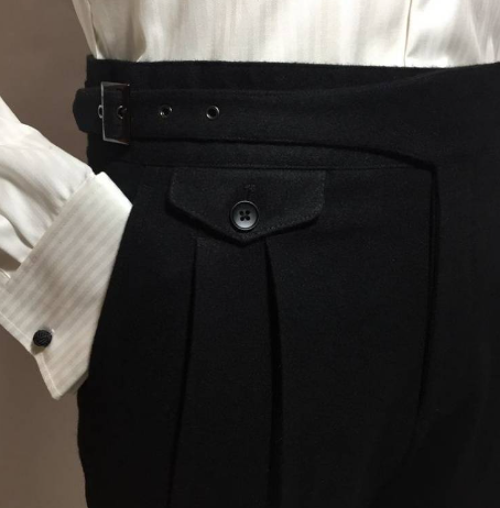 Pantalon homme | Coupe habillée taille haute 0