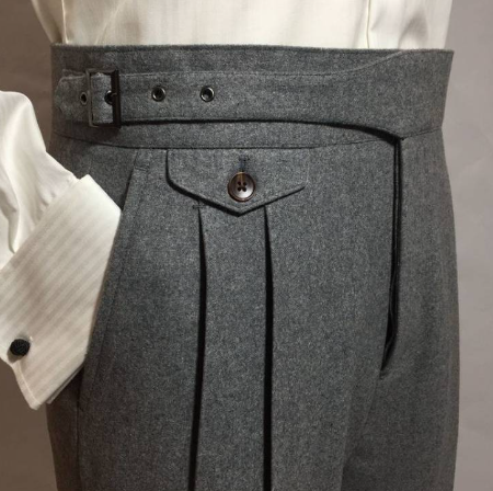 Pantalon homme | Coupe habillée taille haute 1