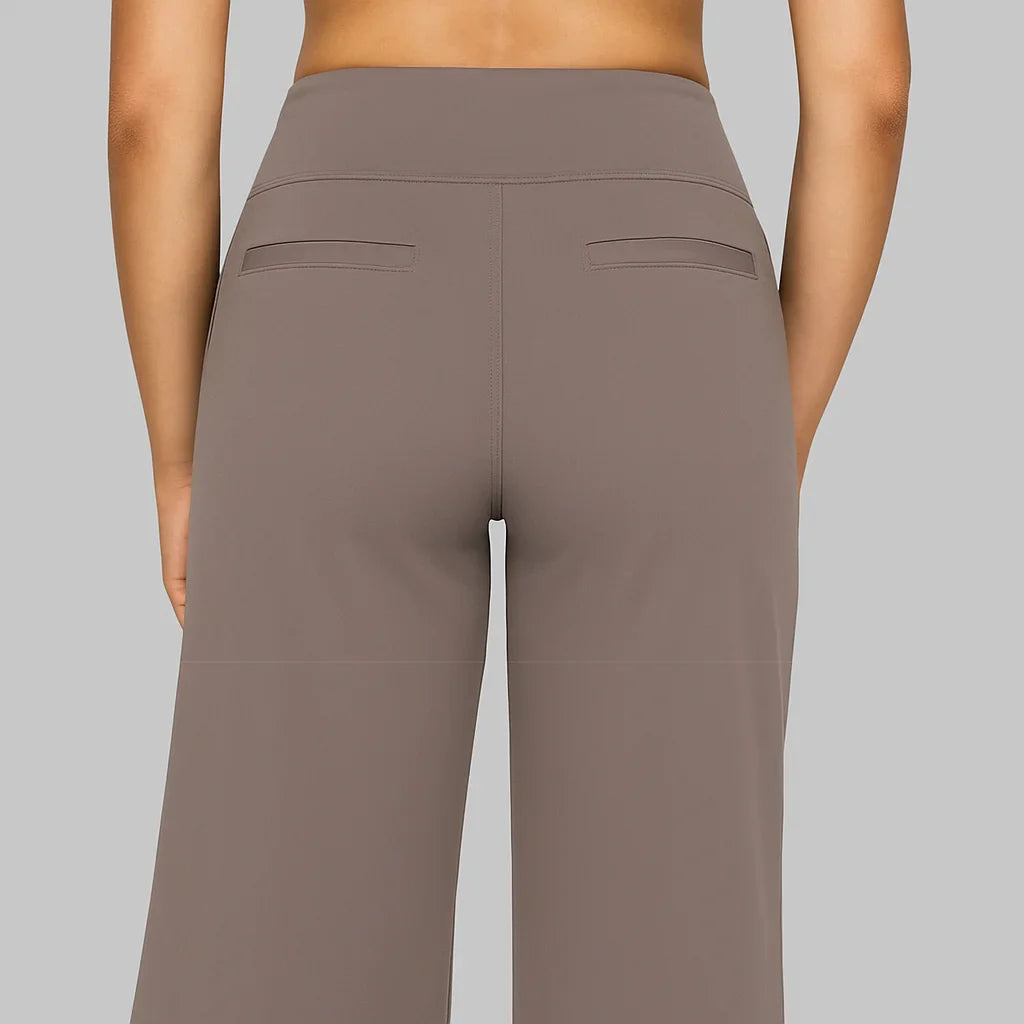 Pantalon stretch femme | Pantalon taille haute confortable au quotidien