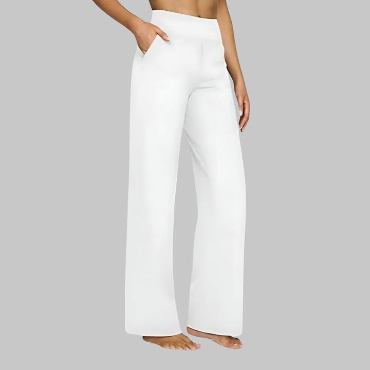 Pantalon stretch femme | Pantalon taille haute confortable au quotidien