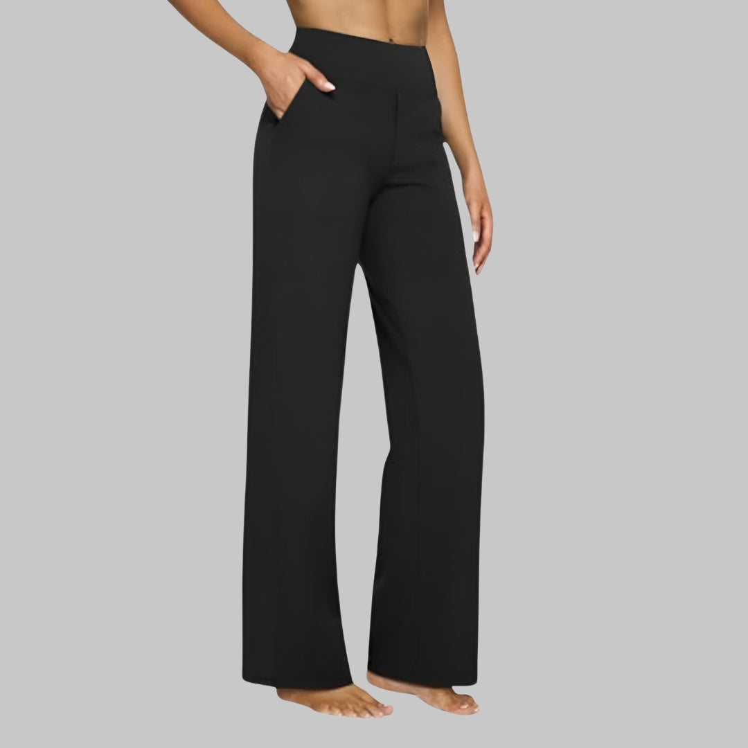 Pantalon stretch femme | Pantalon taille haute confortable au quotidien