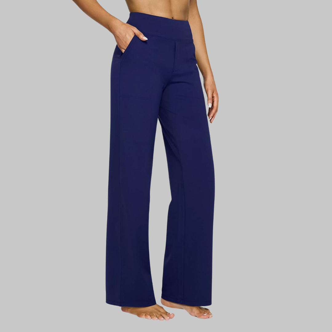 Pantalon stretch femme | Pantalon taille haute confortable au quotidien
