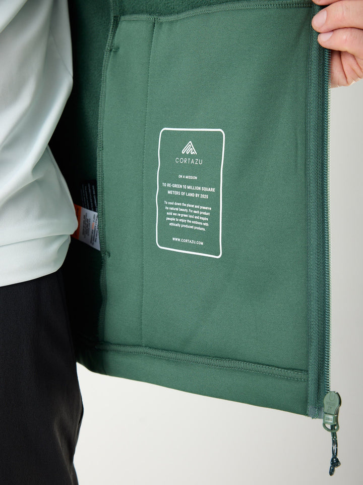 Polaire AR 9M Vert foncé | Homme 8
