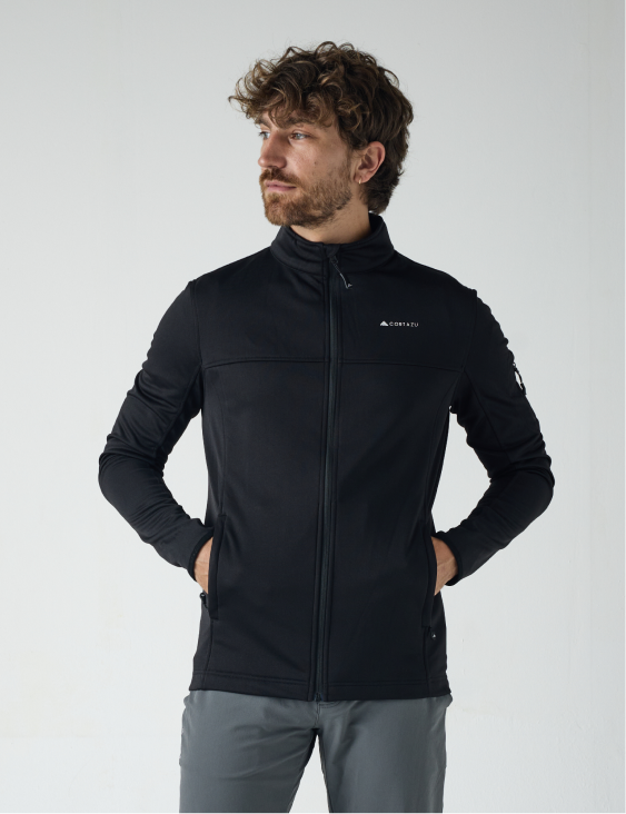 Polaire AR noire | Homme 1