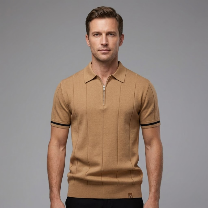 Polo Briarcliff pour homme à col zippé 0