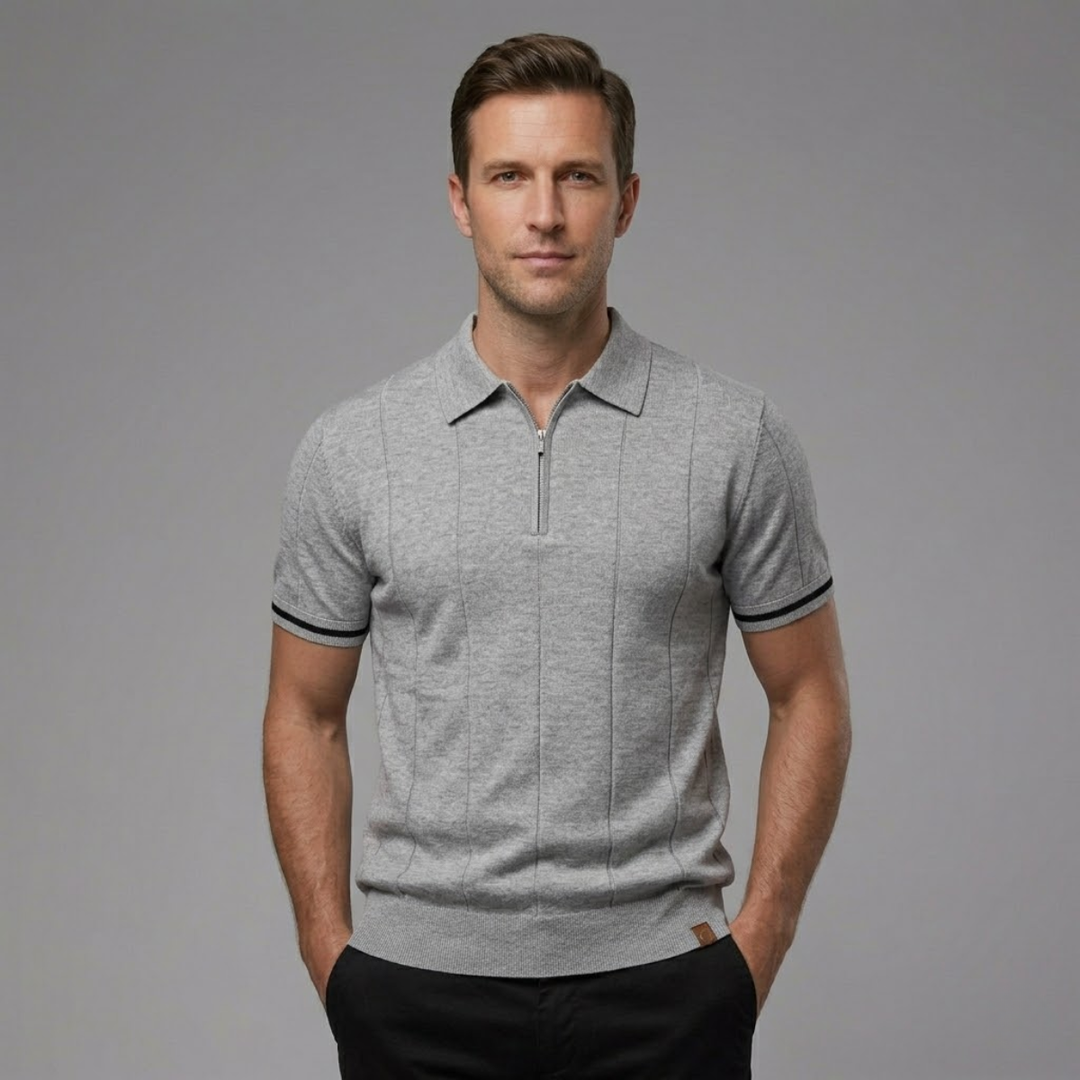 Polo Briarcliff pour homme à col zippé 6