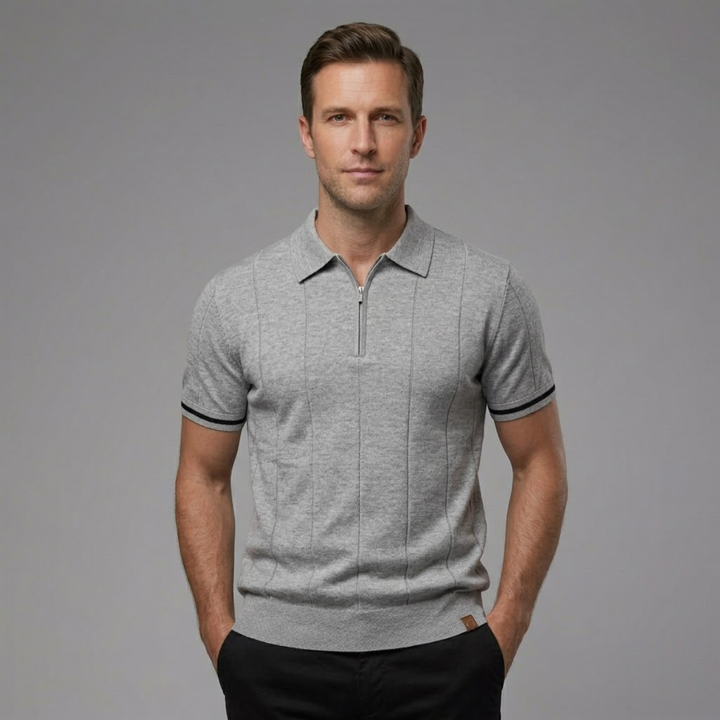 Polo Briarcliff pour homme à col zippé 6
