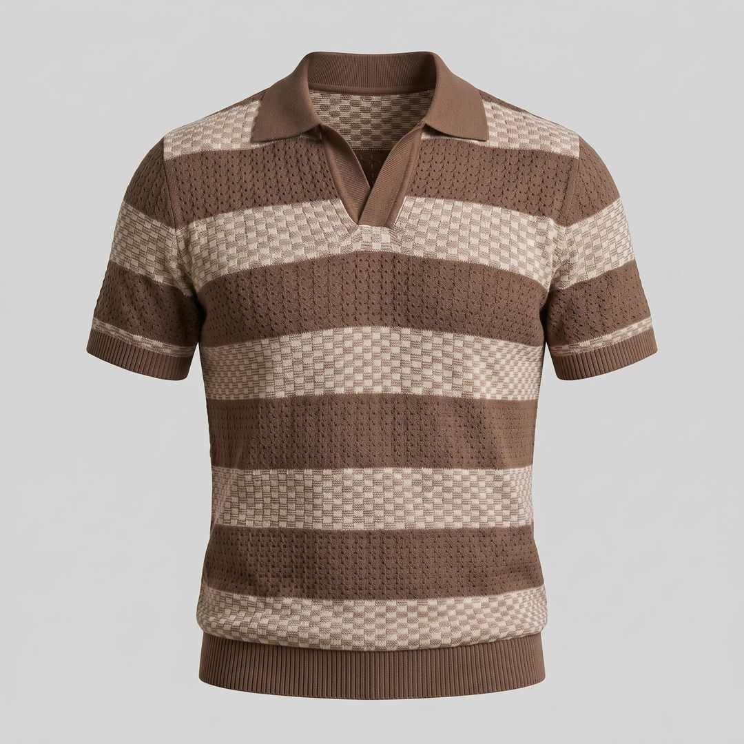 Polo à manches longues pour homme | Coupe classique avec col ouvert 10
