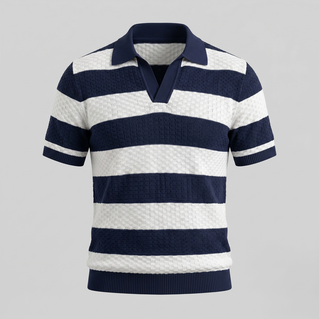 Polo à manches longues pour homme | Coupe classique avec col ouvert 2