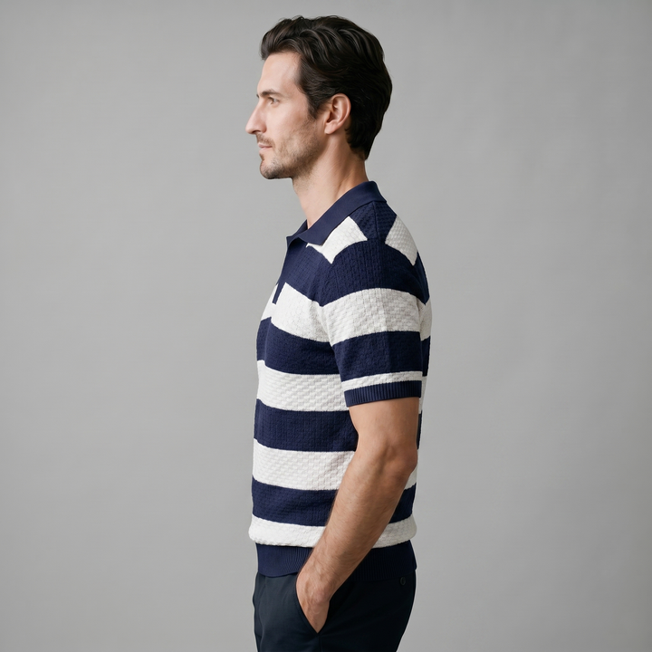 Polo à manches longues pour homme | Coupe classique avec col ouvert 3