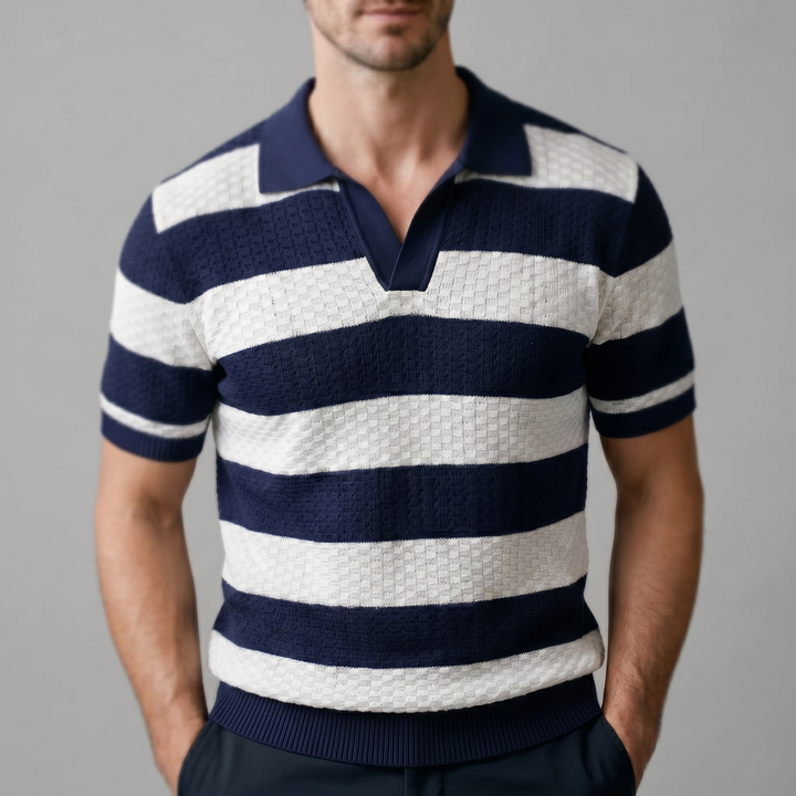 Polo à manches longues pour homme | Coupe classique avec col ouvert 4