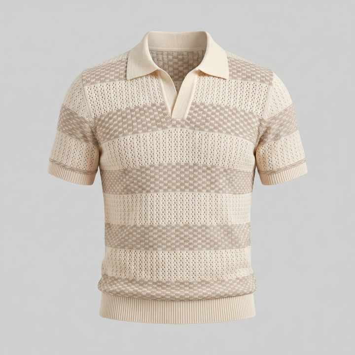 Polo à manches longues pour homme | Coupe classique avec col ouvert 5