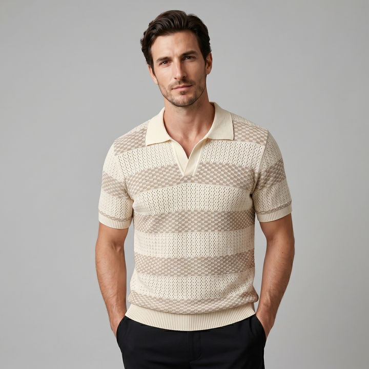 Polo à manches longues pour homme | Coupe classique avec col ouvert 6