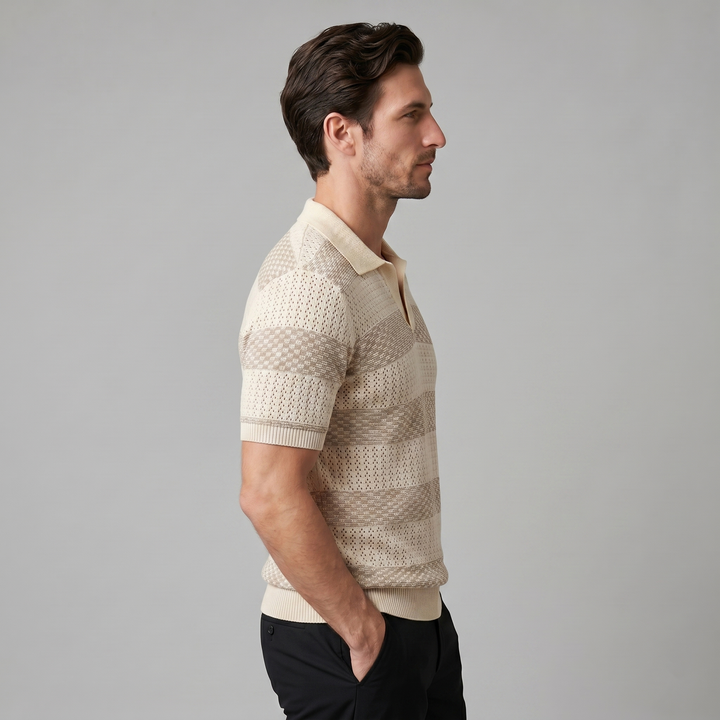 Polo à manches longues pour homme | Coupe classique avec col ouvert 7