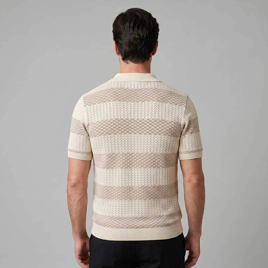 Polo à manches longues pour homme | Coupe classique avec col ouvert 8