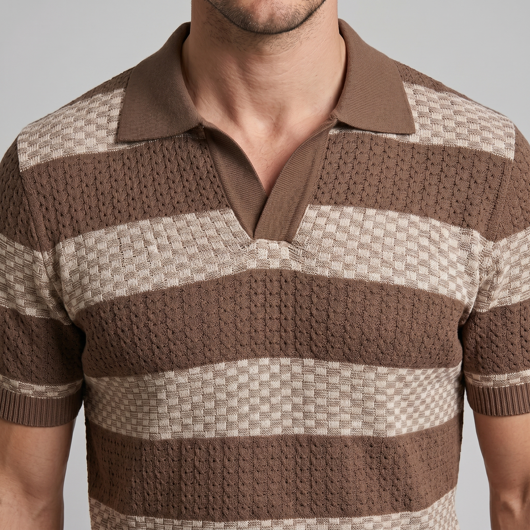 Polo à manches longues pour homme | Coupe classique avec col ouvert 9