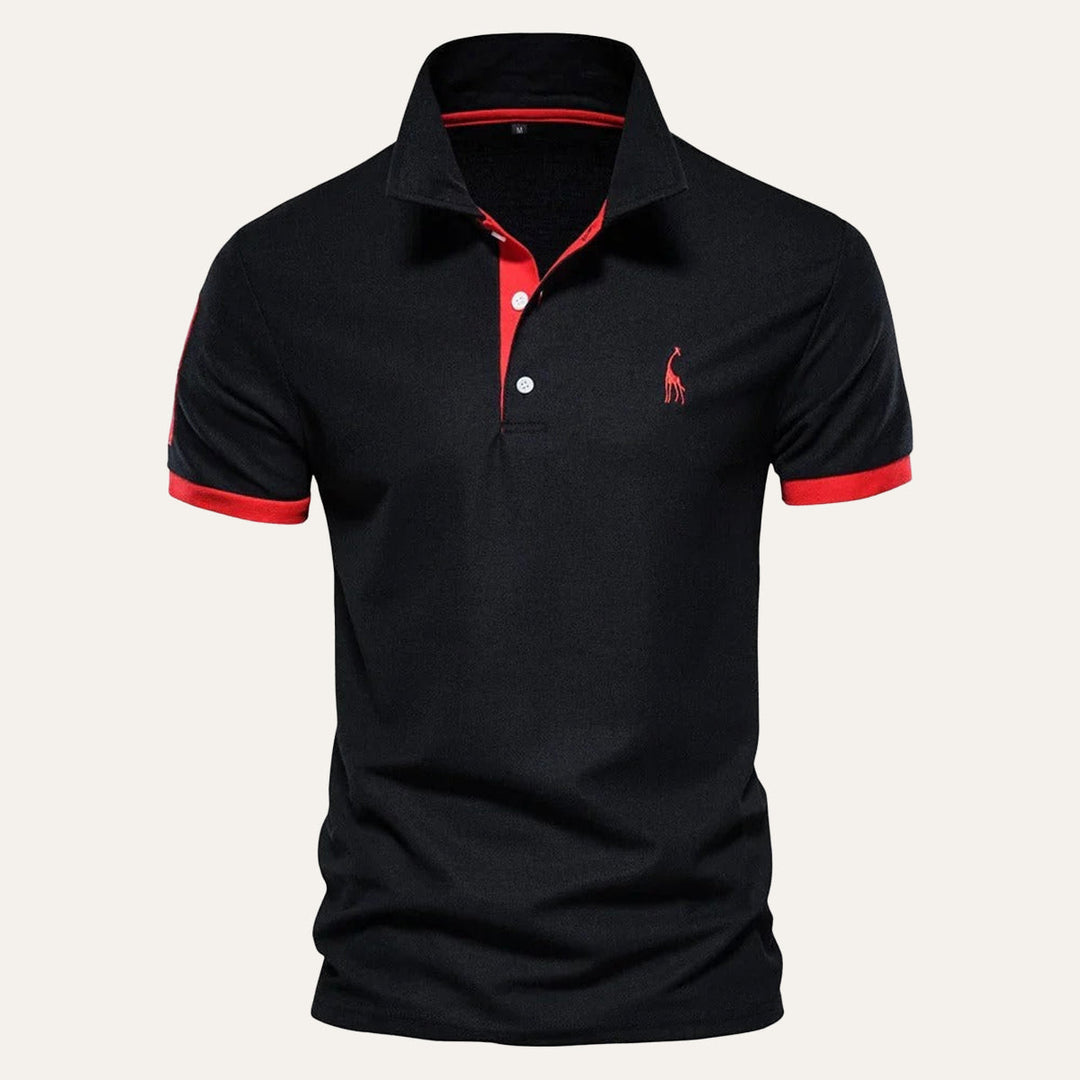 Polo homme coupe ajustée porté – Gaétan