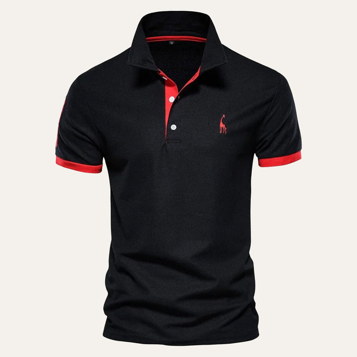Polo homme coupe ajustée porté – Gaétan