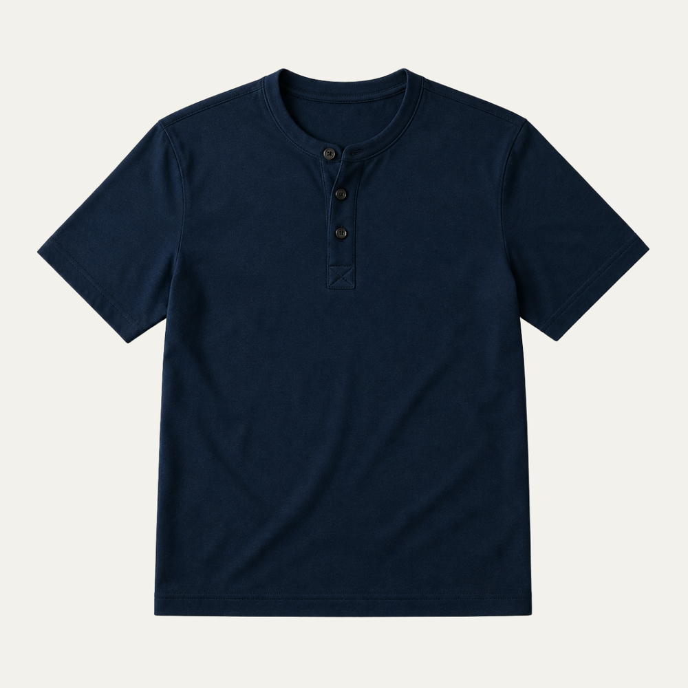 Polo d'été décontracté Henley pour homme Ashland 1