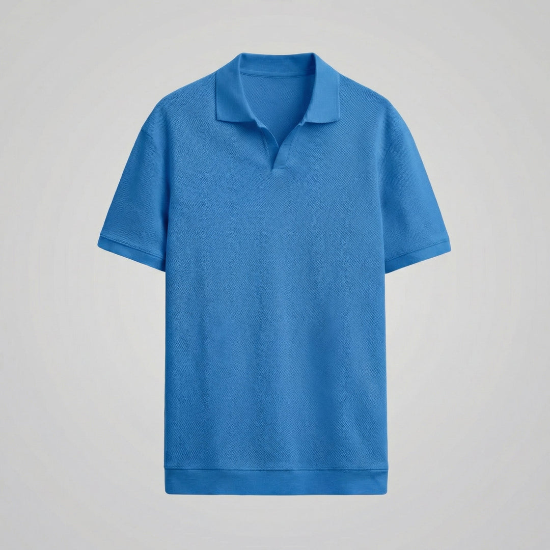 Polo homme | Col V, manches courtes, coupe classique 8