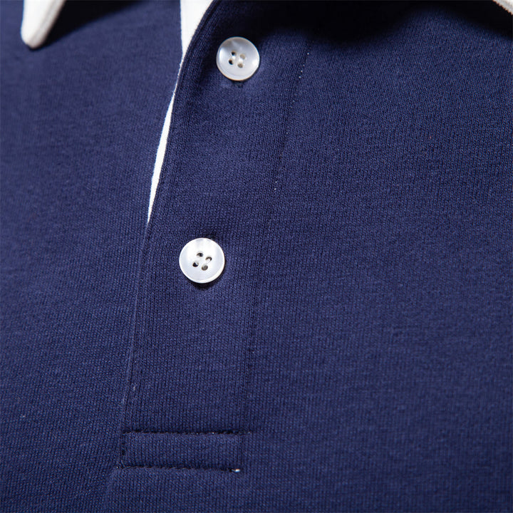 Polo homme | Manches longues, col classique, coupe régulière 7