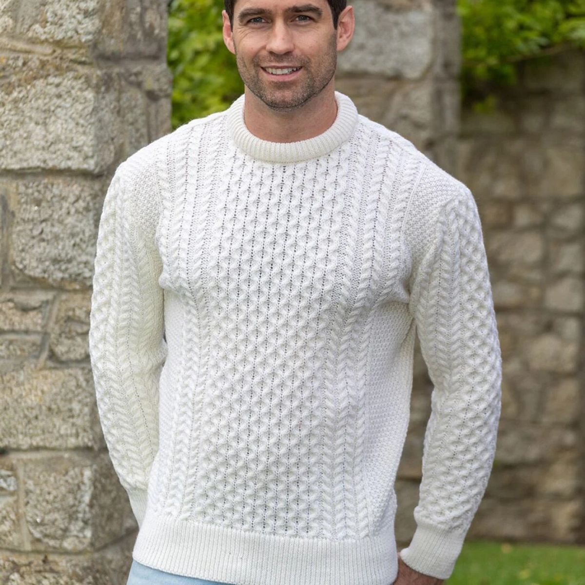 Pull homme col rond manches longues usage quotidien