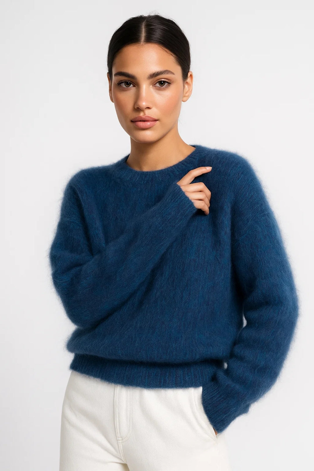 Pull doux pour femme | Pull col rond léger et confortable