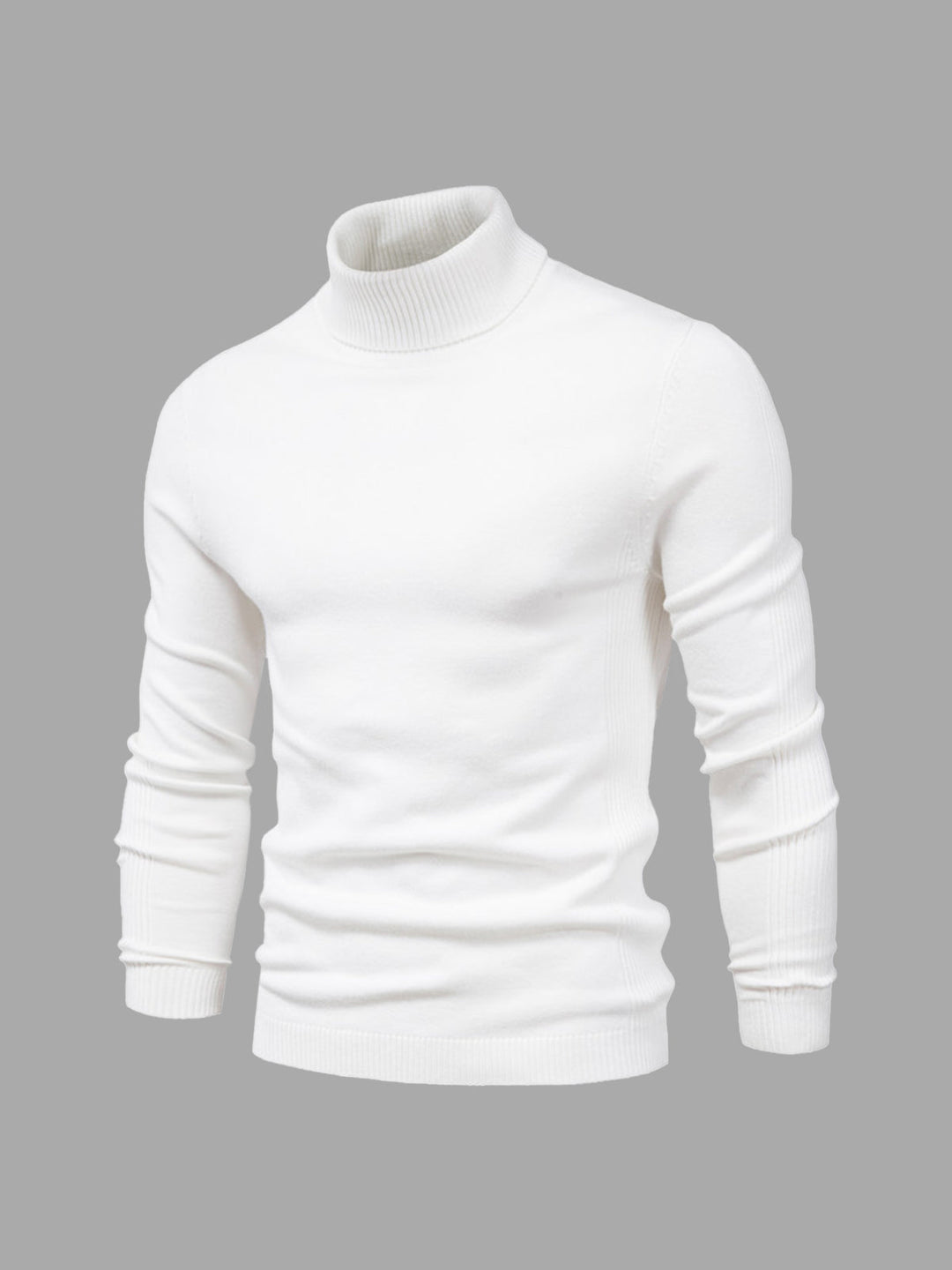 Pull homme | Col roulé, coupe classique 0