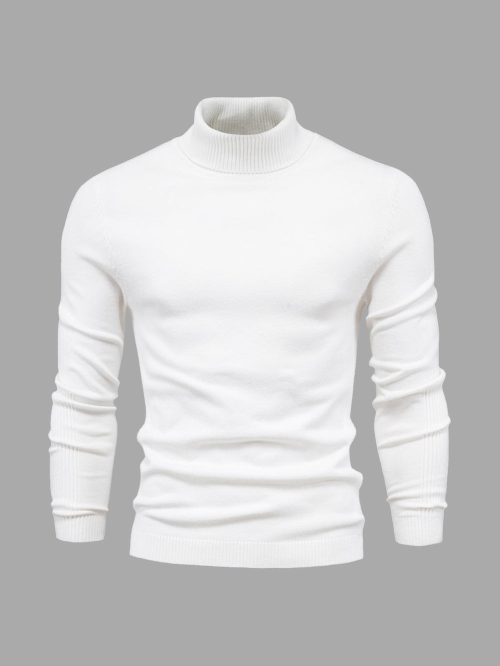 Pull homme | Col roulé, coupe classique 1