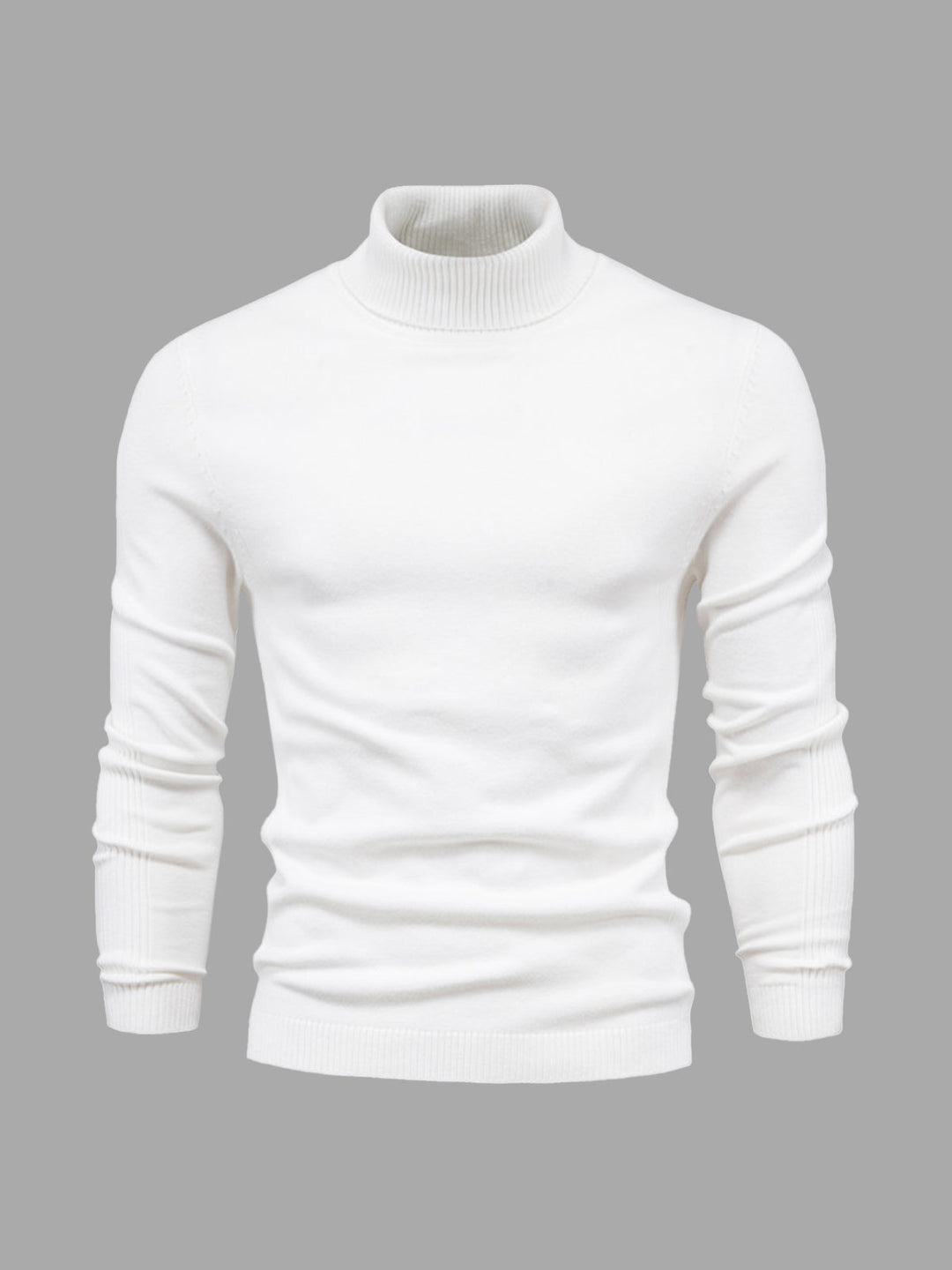 Pull homme | Col roulé, coupe classique 1