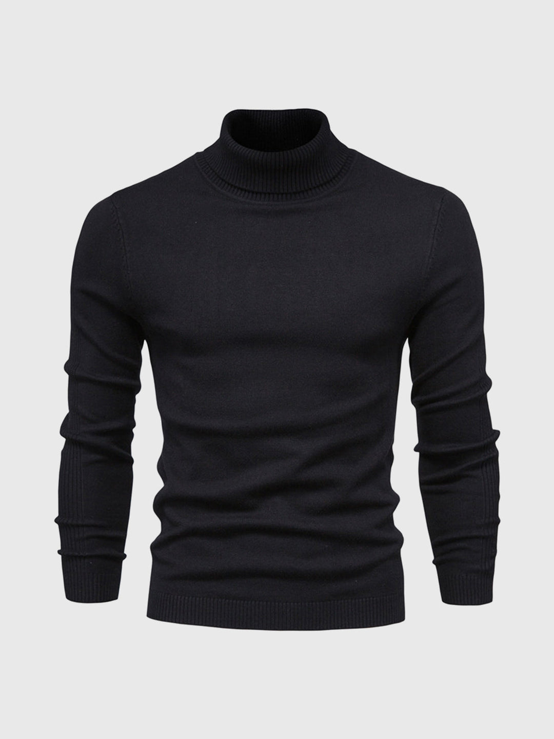 Pull homme | Col roulé, coupe classique 12
