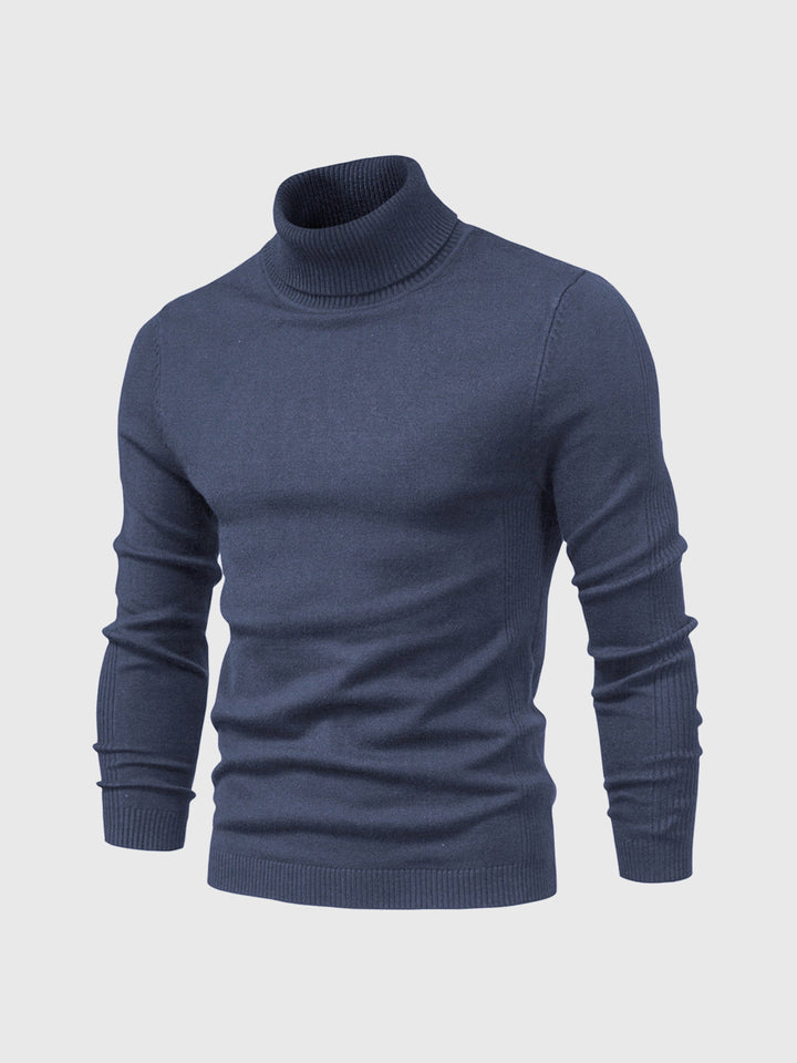 Pull homme | Col roulé, coupe classique 2