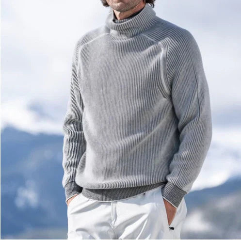 Pull homme | Pull à col roulé, manches longues 3
