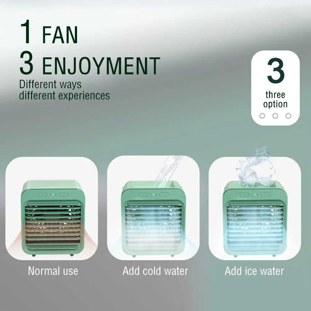 Refroidisseur d'air – Mini refroidisseur d'air portable avec réservoir d'eau et 3 réglages 3
