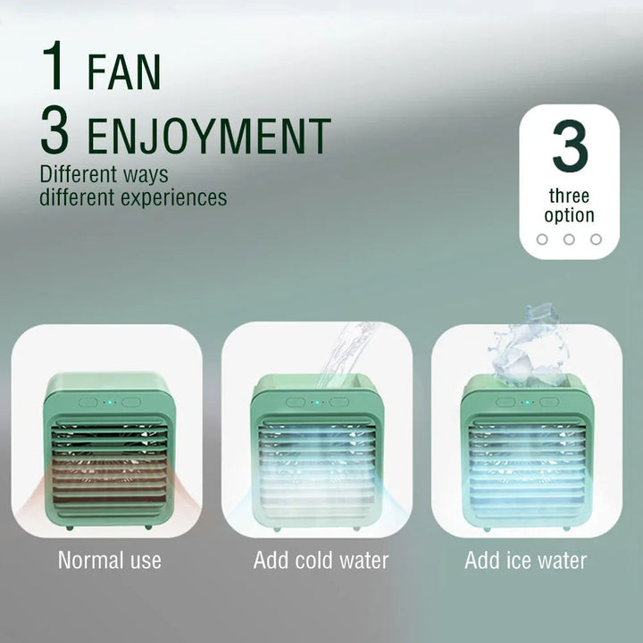 Refroidisseur d'air – Mini refroidisseur d'air portable avec réservoir d'eau et 3 réglages 3