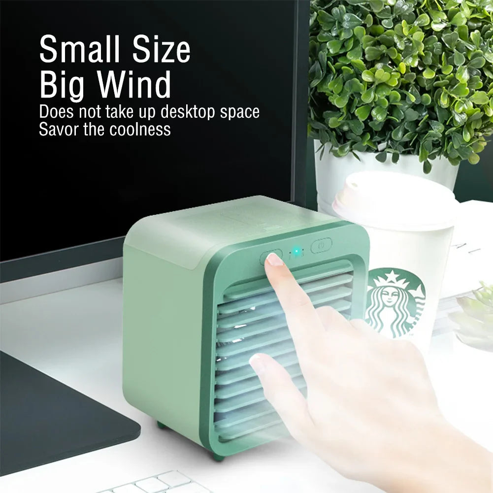 Refroidisseur d'air – Mini refroidisseur d'air portable avec réservoir d'eau et 3 réglages 4