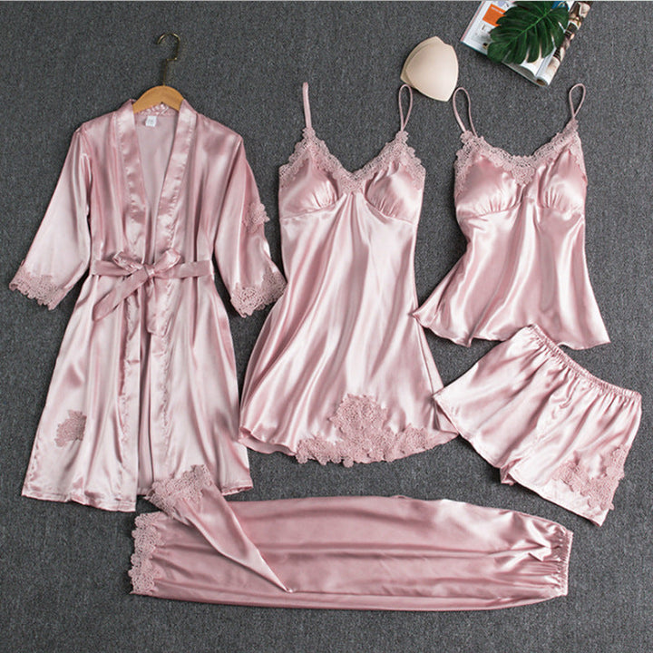 Ensemble pyjama femme en soie usage détente quotidien