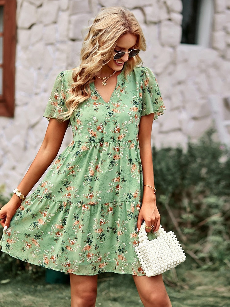 Robe Légère à Fleur Femme | La Parisienne 2