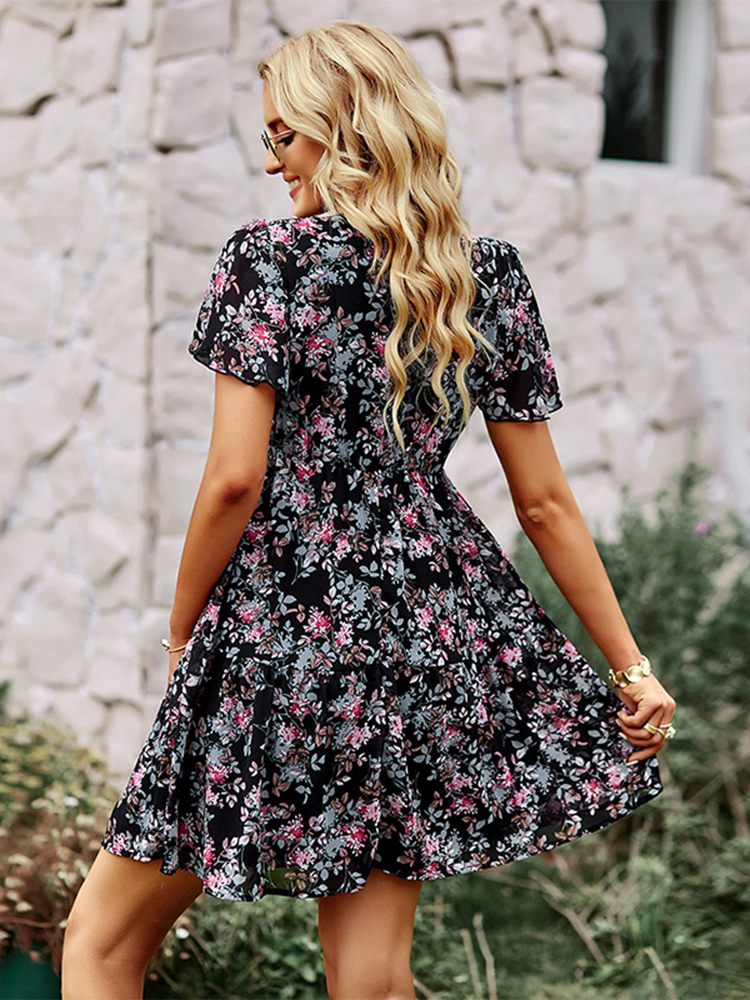 Robe Légère à Fleur Femme | La Parisienne 5