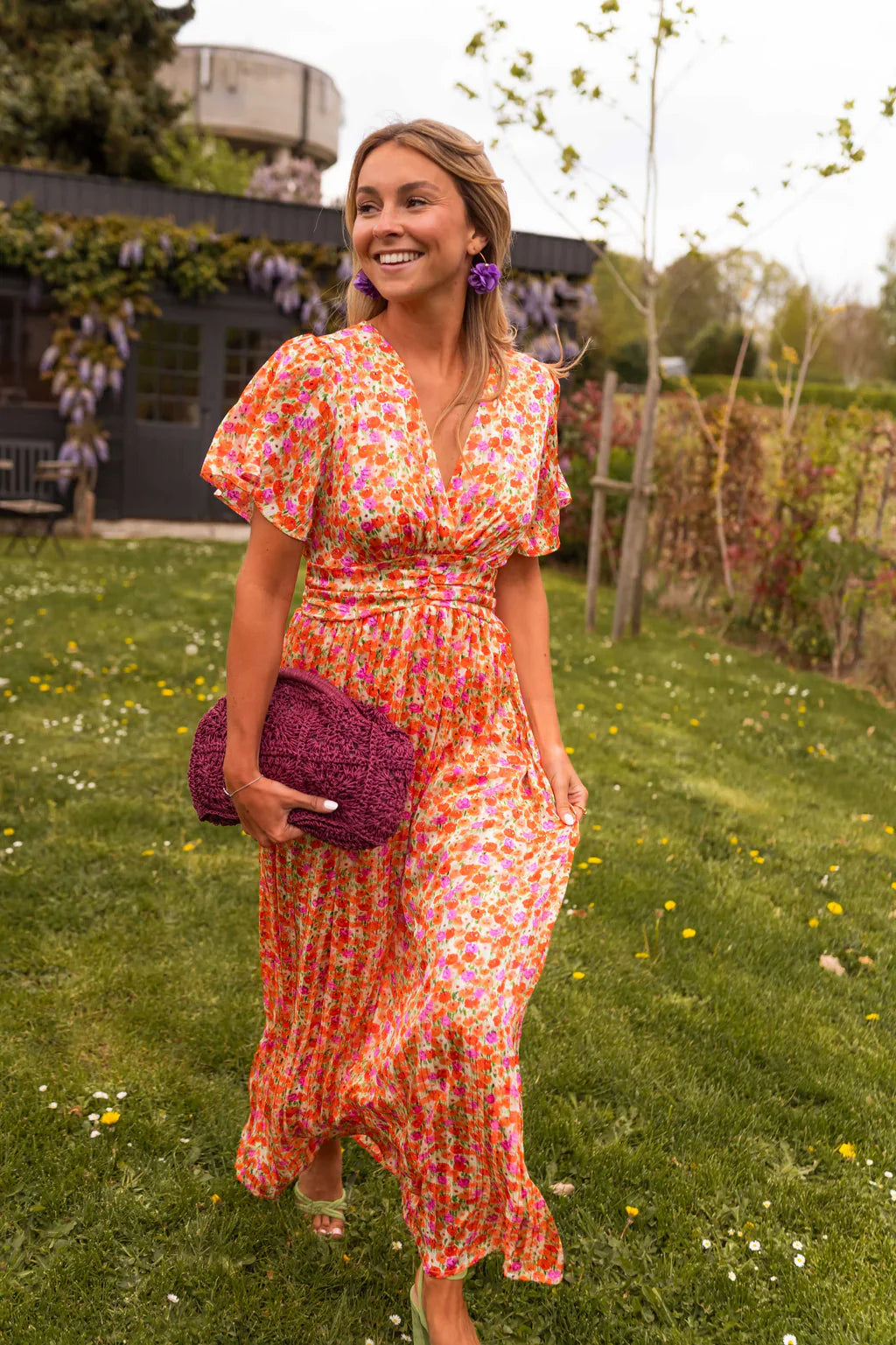 Robe Longue Femme | Imprimé Fleuri Coloré | Taille Marquée & Coupe Fluide Été 1