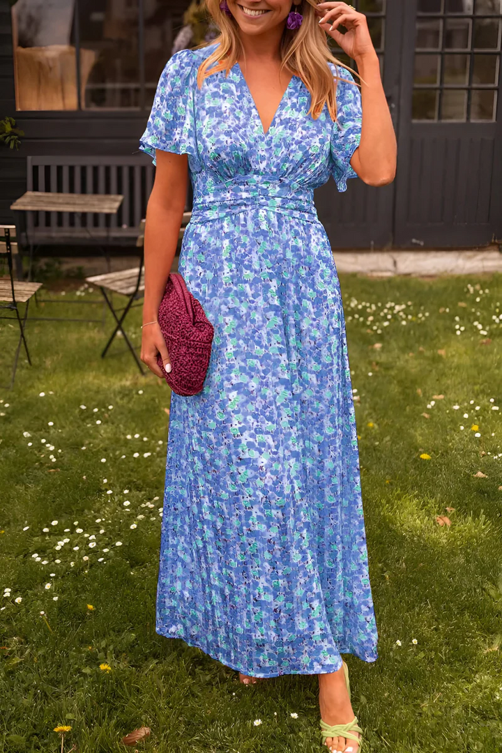 Robe Longue Femme | Imprimé Fleuri Coloré | Taille Marquée & Coupe Fluide Été 6