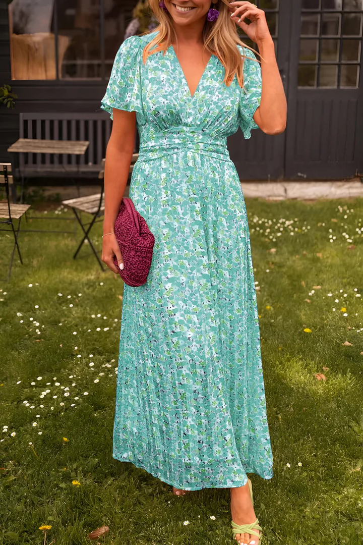 Robe Longue Femme | Imprimé Fleuri Coloré | Taille Marquée & Coupe Fluide Été 8