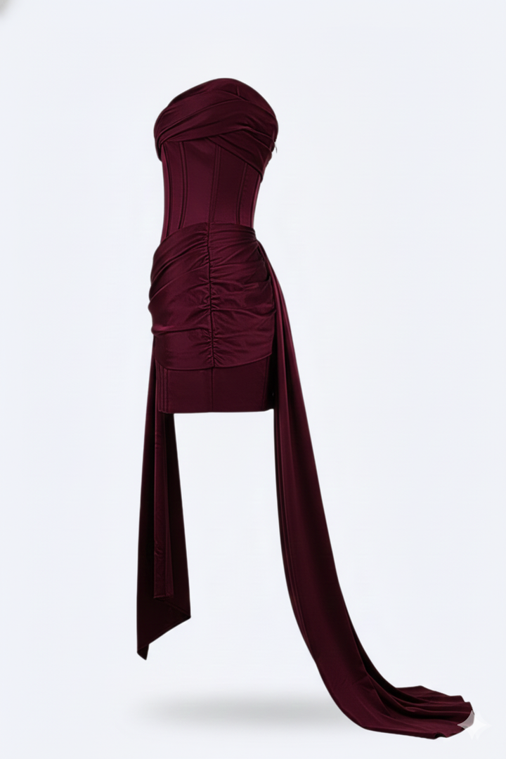 Robe de soirée courte et élégante Valerios Fashion pour femme 1