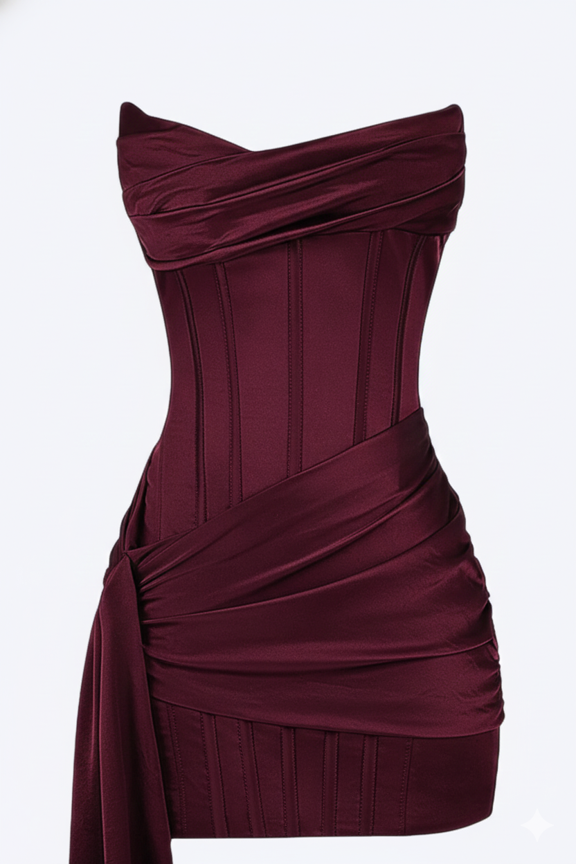Robe de soirée courte et élégante Valerios Fashion pour femme 3